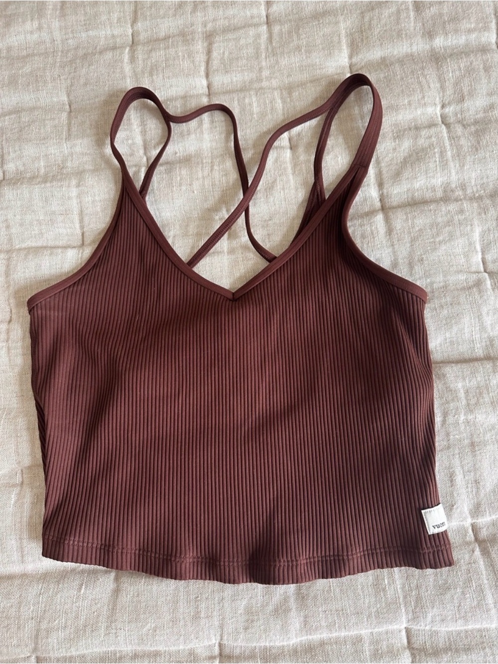 Vuori Rib Crop Tank - Picture 4 of 4